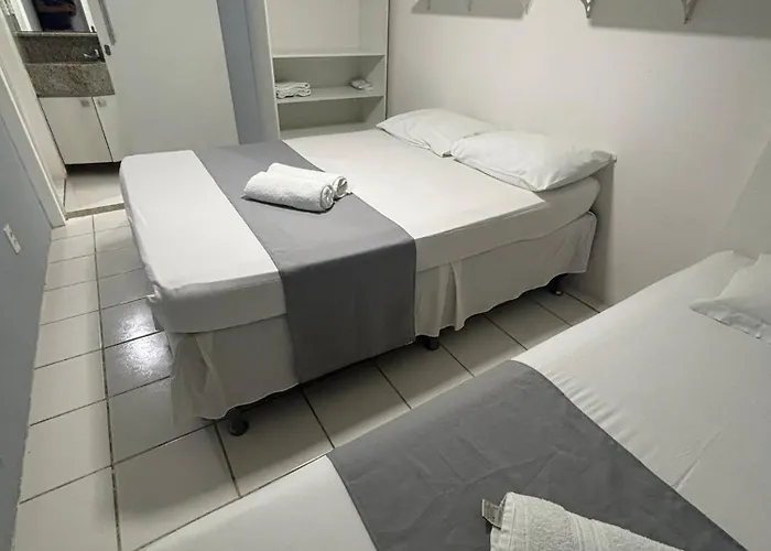 Ancorar Beira Mar Flats de 2 quartos Próximo ao Centro Pôrto das Galinhas